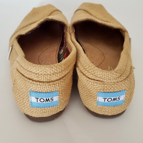 Toms Women's Flats Shoes Size 8 M Classic Burlap - Picture 4 of 8